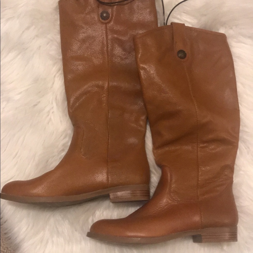 Women's Kasia Leather Riding Boots by Merona
